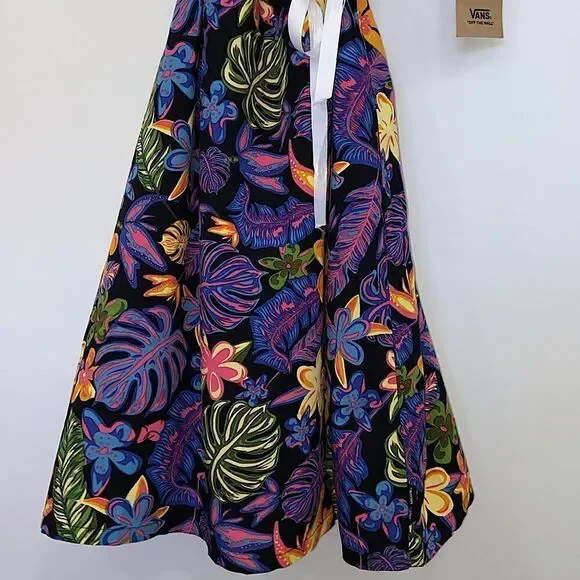 Vans Dress Triopical Print Pullover Summer Sheath Sz XL New With Tags - Picture 3 of 7